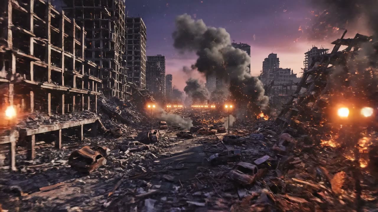 Ruined street